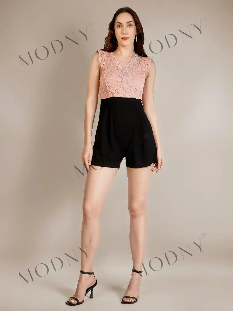 NET DESIGN JUMPSUIT