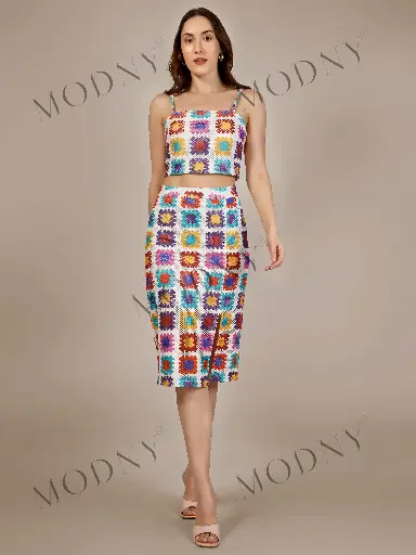 CROSIA MULTI COLOURED CO-ORD-SET