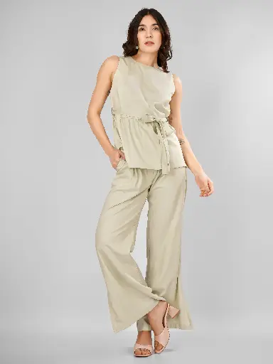 SIDE KNOT STYLED CO-ORD-SET 