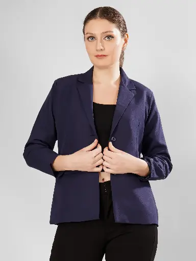 CLASSIC SINGLE BREASTED BLAZER PLUS SIZE