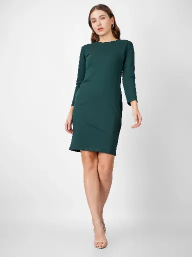 TIMELESS ELEGANCE FORMAL DRESS 3/4 SLEEVE